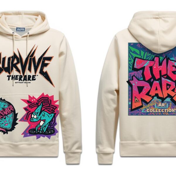 Survive the Rare—Cream Hoodie
