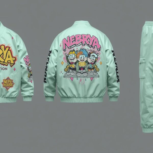 Nebrya Rare Edition Jackets Set – Mint & Purple Limited Edition